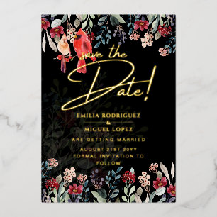 Invitation En Aluminium Real Gold Foil Pampas Mariage Grass Enregistrer La