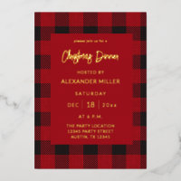 Rouge Buffalo Plaid Flanelle Fêtes de Noël