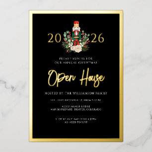 Invitation En Aluminium Scénario de maison ouverte pour Casse-Noisette de