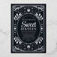 Silver Tarot Witchy Sweet 16 fête d'anniversaire