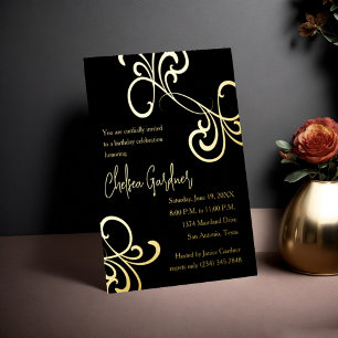 Invitation En Aluminium Simple minimaliste Sophistiqué Swashy