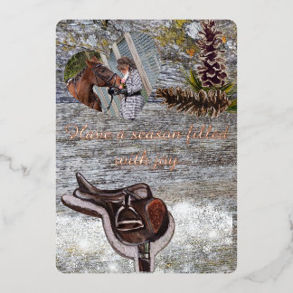 Invitation En Aluminium style de grange
