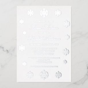 Invitation En Aluminium Sweet sixteen d'hiver de Snowflake