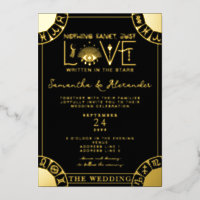Symbole Tarot Zodiaque Mal Oeil Noir Mariage céles
