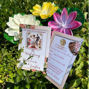 Invitation En Aluminium Tradition Mariage afro-américaine