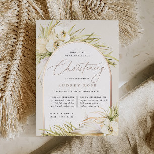 Invitation En Aluminium Tropiques vintages Christing