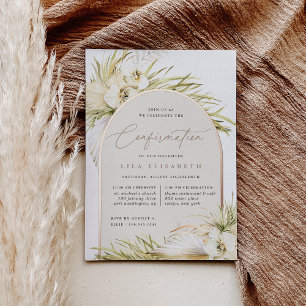 Invitation En Aluminium Tropiques vintages   Confirmation