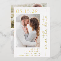 Typographie de script simple 4 Photo Enregistrer l