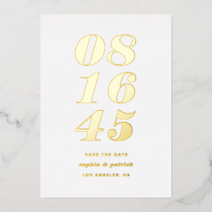 Invitation En Aluminium Typographie italique gras rétro moderne, enregistr