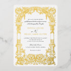 Vintage Arch Vins Ornement Frame Vrai Or