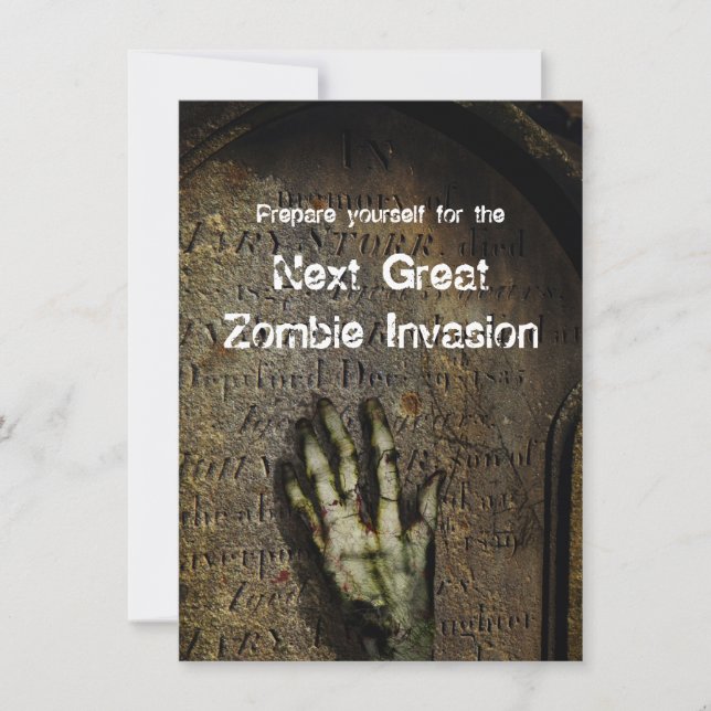 Invitation en hausse de partie de Halloween de (Devant)