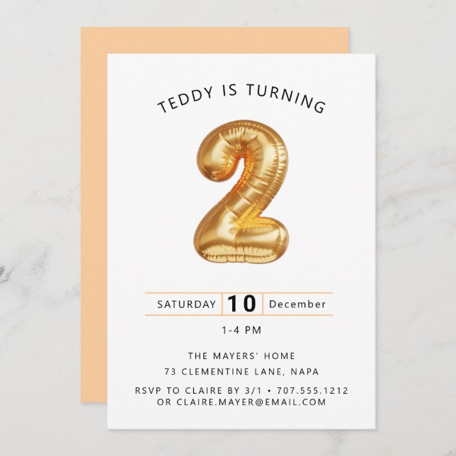 Invitation En haut, en haut et en loin ! Jeu d'anniversaire à (Devant / Derrière)