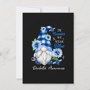 Invitation En Novembre Nous Portons Le Gnome Bleu Pour La Sen