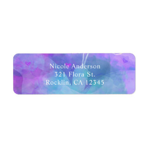 Invitation en pastel de partie de papillon