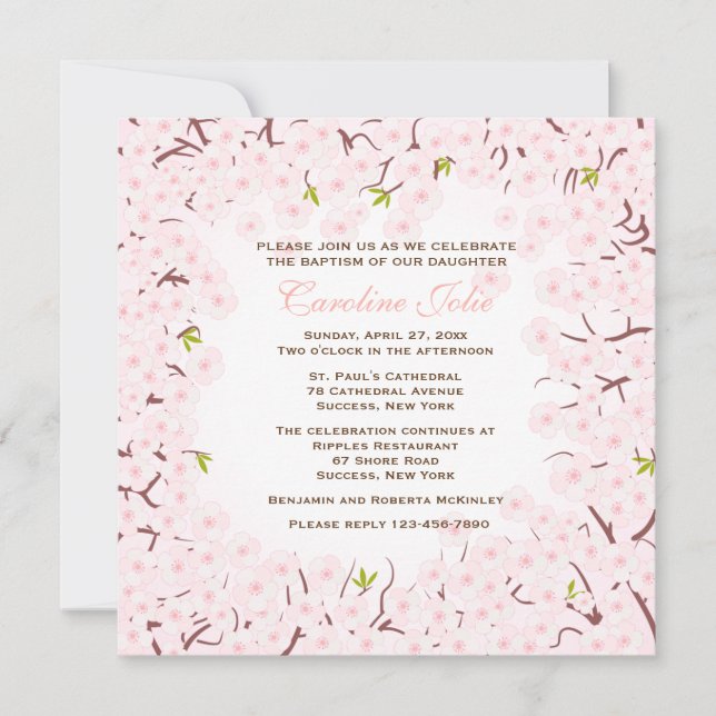 Invitation En Pleine Fleur (Devant)
