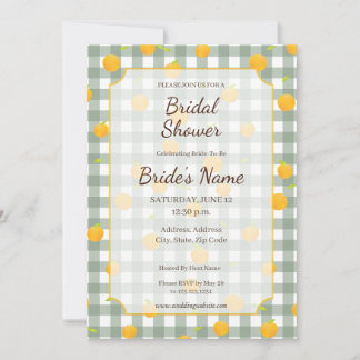 Invitation En vichy citron pique-nique Plaid Douch