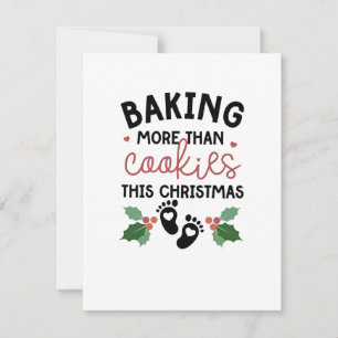 Invitation Enceinte : Plus que des biscuits à Noël