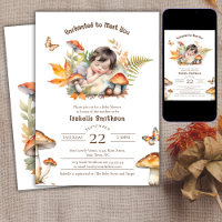 Enchanted Fairy Fall Automne Baby shower boisé