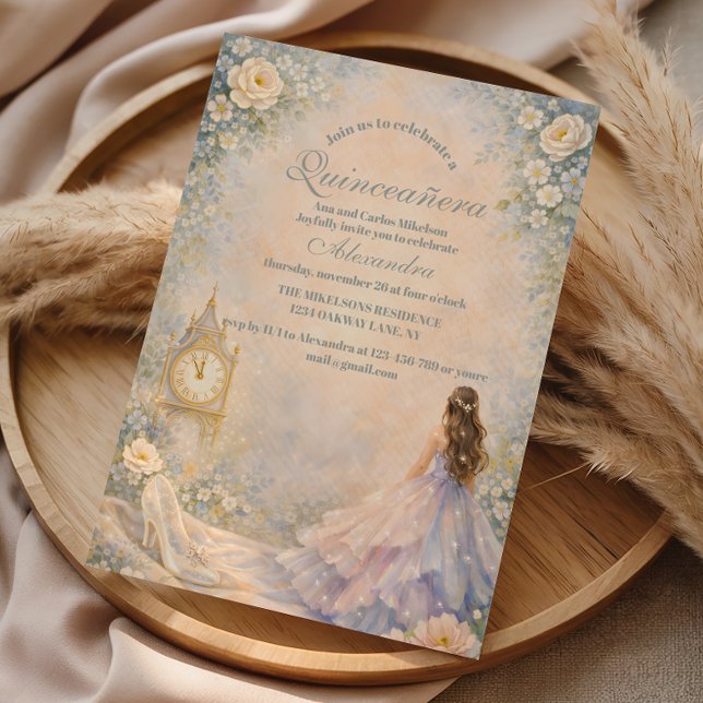 Invitation Enchanted Fairytale Garden Quinceañera (Créateur téléchargé)