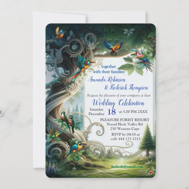 Invitation Enchanted Magical Fantasy Creations (Devant)