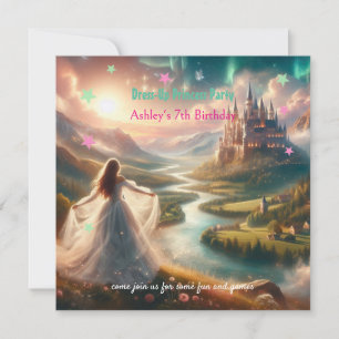 Invitation Enchanted Princess Anniversaire