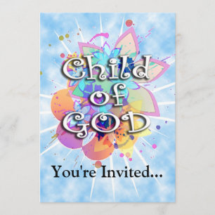 Invitation Enfant de Dieu, Pastel