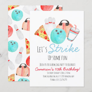 Invitation enfant de la fête d'anniversaire de bow