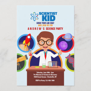 Invitation Enfant Scientifique