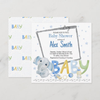 Invitation Enfant Watercolor