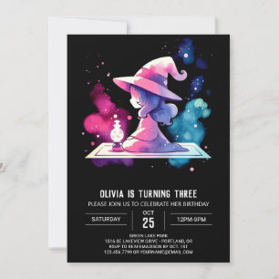 Invitation Enfants Assistant Whimsical Anniversaire