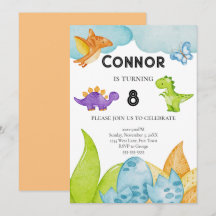 Enfants Dinosaur Thème Anniversaire Jurassique Ora
