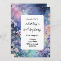 Enfants Espace Fleur thème Anniversaire Fête