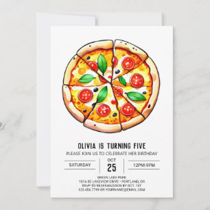Invitation Enfants Pizza Imprimable Anniversaire