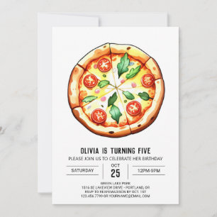 Invitation Enfants Pizza Imprimable Anniversaire