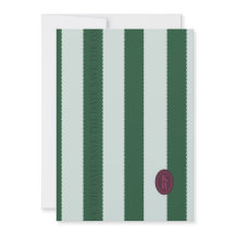 Enregistrer la date à bord cannelé vert