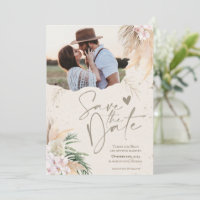 Enregistrer la date Boho Bohemian Card