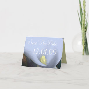 Invitation Enregistrer la date Cala Lily - Bleu