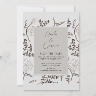Invitation Enregistrer la date classique