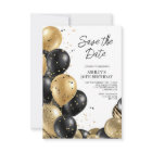 Enregistrer la date Elegant 50e anniversaire