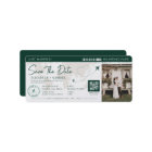 Enregistrer La Date Embarquement Pass Emerald Gree