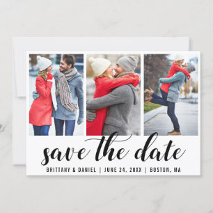 Invitation Enregistrer La Date Fiançailles 3 Photo