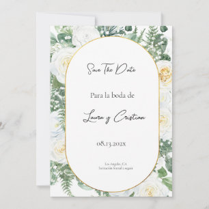 Invitation Enregistrer la date invitación de boda