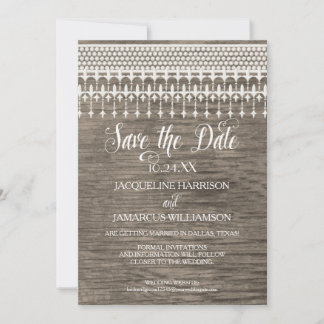 Invitation Enregistrer la photo de la date Salissage en dente