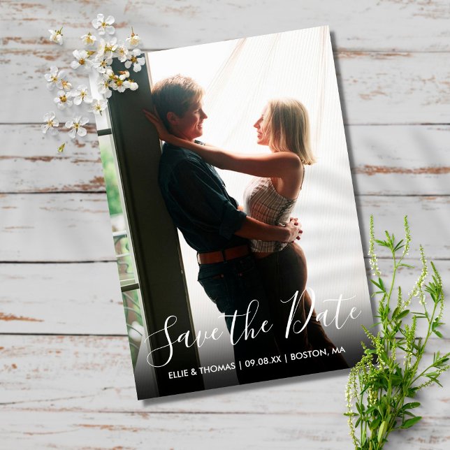 Invitation Enregistrer la photo du script de date (Créateur téléchargé)