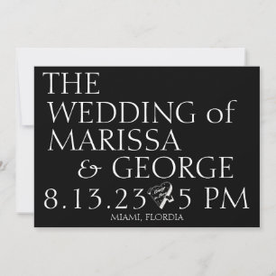 Invitation Enregistrer Le Mariage Date