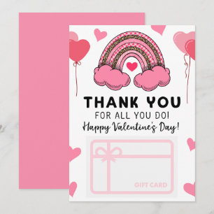 Invitation Enseignant de la Saint-Valentin - Détenteur de car
