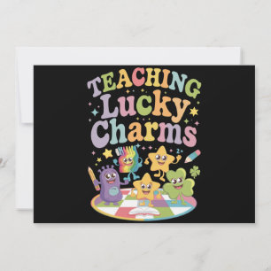 Invitation Enseignement Lucky Charms Enseignant St Patricks D