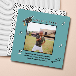 Invitation Enseignement préscolaire maternelle Graduation Par