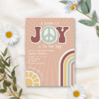 Ensemble de Joy Muted Rainbow Peace Sign Baby show