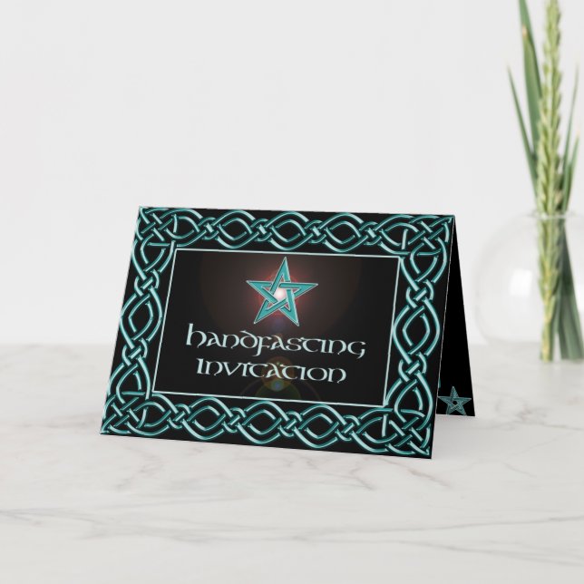 Invitation Ensemble d'invitation de Handfasting (Devant)
